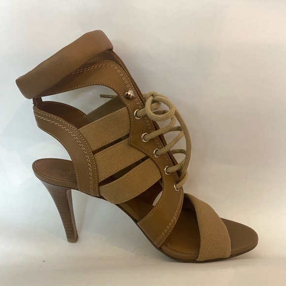 Chloe Gladiator Leather Heels - Picture 2 of 9